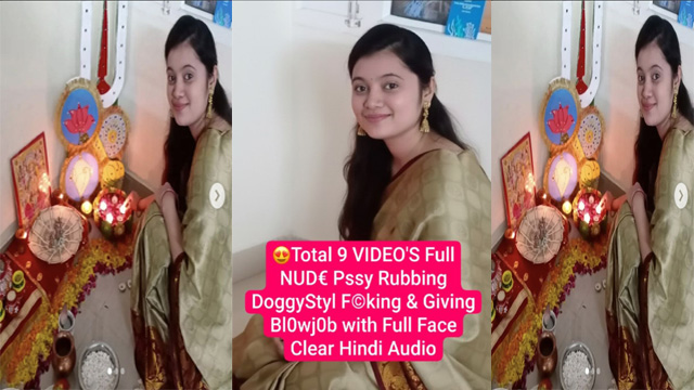 Gorgeous Desi Girl Full Nude – Pssy Rubbing Doggy Styl Fucking – & Giving Blowjob with Full Face